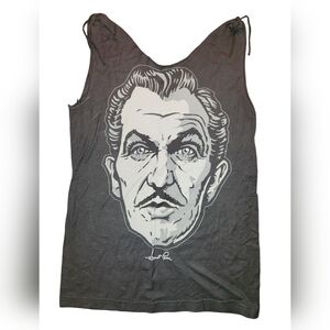 Vincent Price Black Tank size Ladies Medium